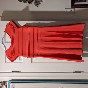 Elle Coral/Peach Dress Size 6